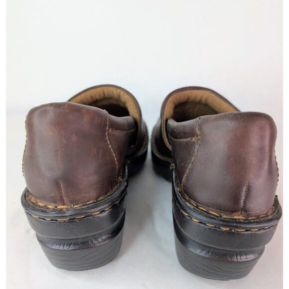 BOC Women's Peggy Brown Leather Clogs born concept Size 7M EUC - Picture 6 of 9
